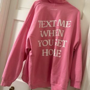 Lonely Ghost “Text Me When You Get Home” hoodie